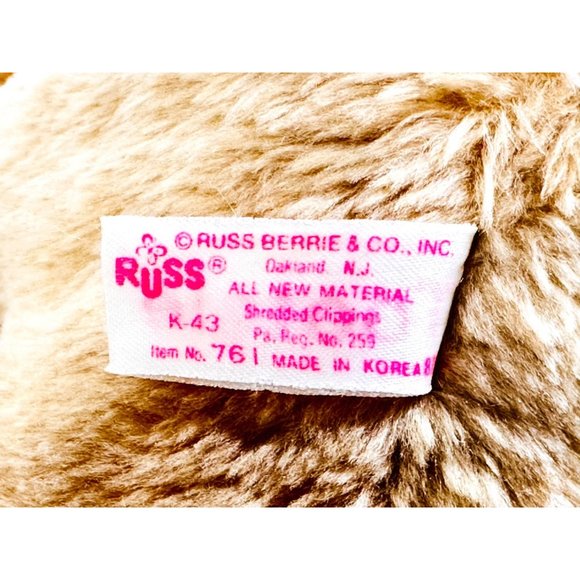 Vintage Russ "Tootsie" Bunny Rabbit w/Bunny Slippers. - Picture 12 of 12